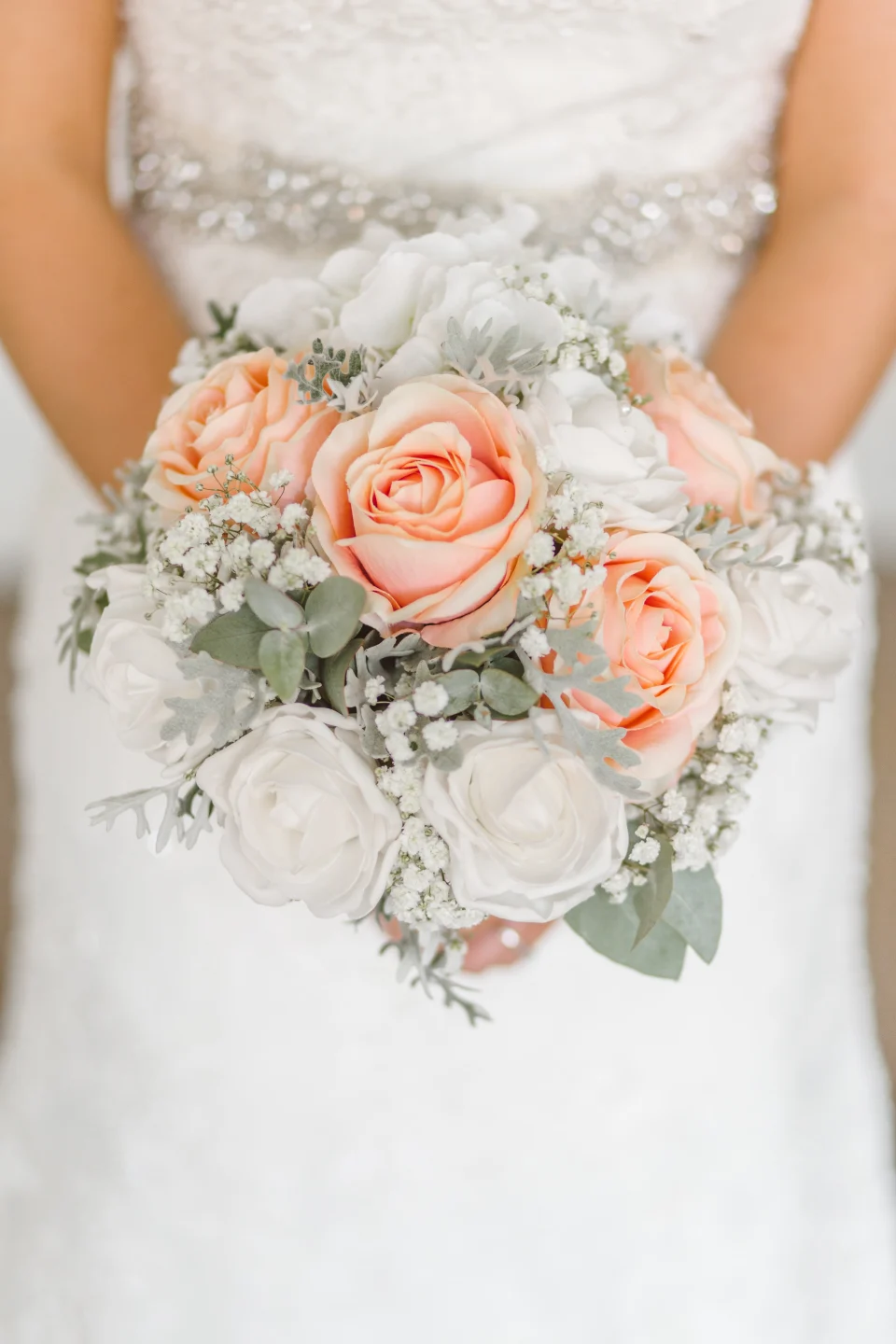 Photographie représentant un bouquet de mariée
